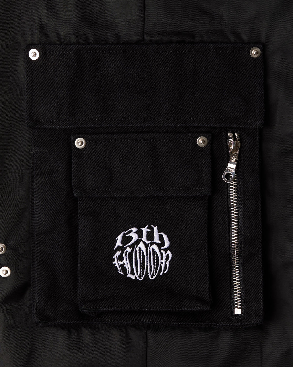 Nylon Cargo Pant - Black
