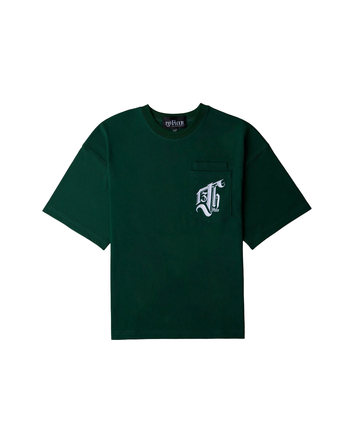 Double Pocket T-Shirt - Forest Green