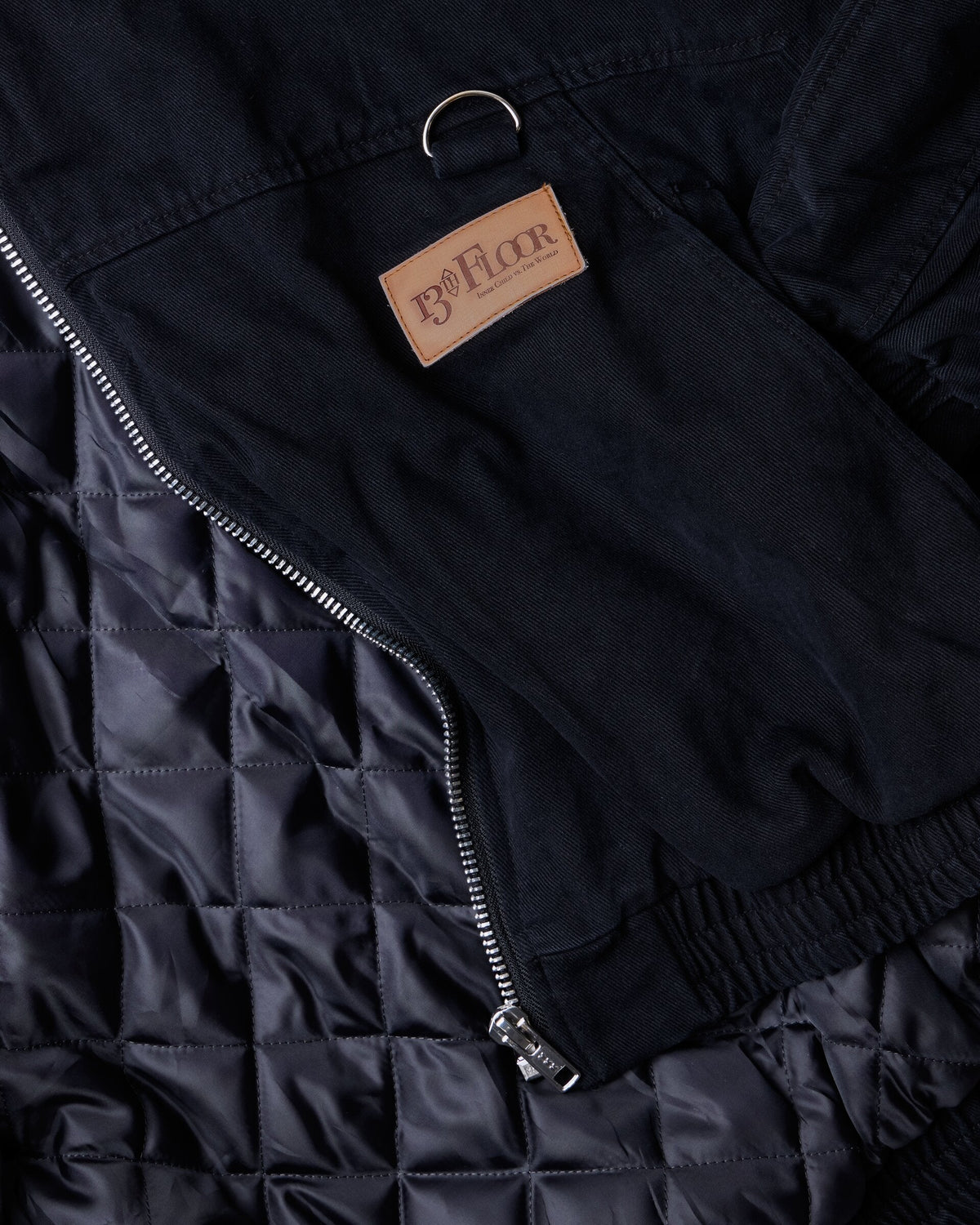 Hooded Work Jacket - Black