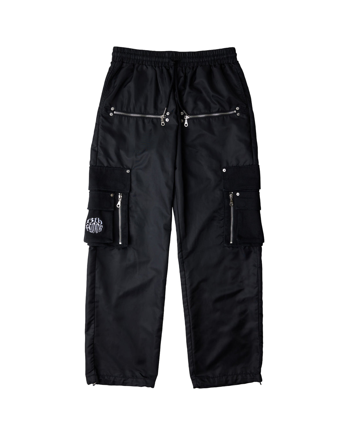 Nylon Cargo Pant - Black