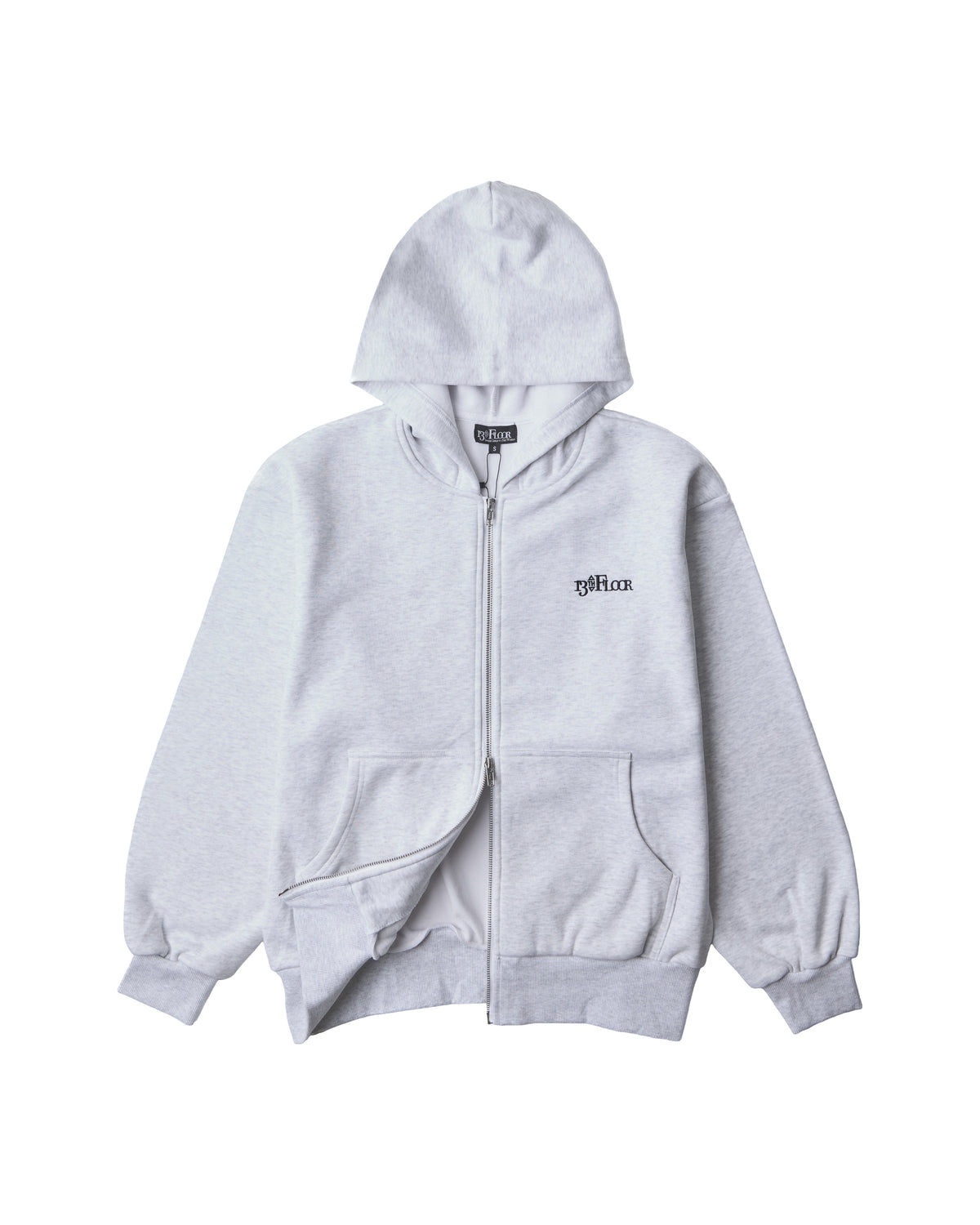 Zip Up Hoodie - Grey